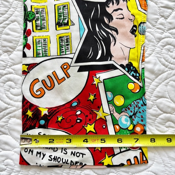 ⚡️HP⚡️Rare Women’s Dolce & Gabbana Printed Comics Stretch Pants Jeans Size 4 US - Picture 15 of 16